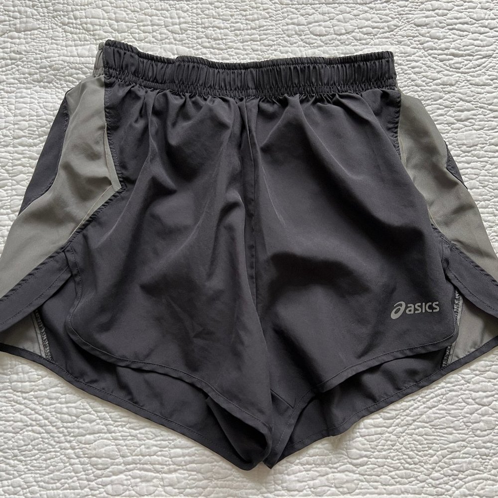 Gray ASICS Running Shorts Size